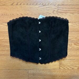 envy+grace Bear Dance Austin Suede Corset